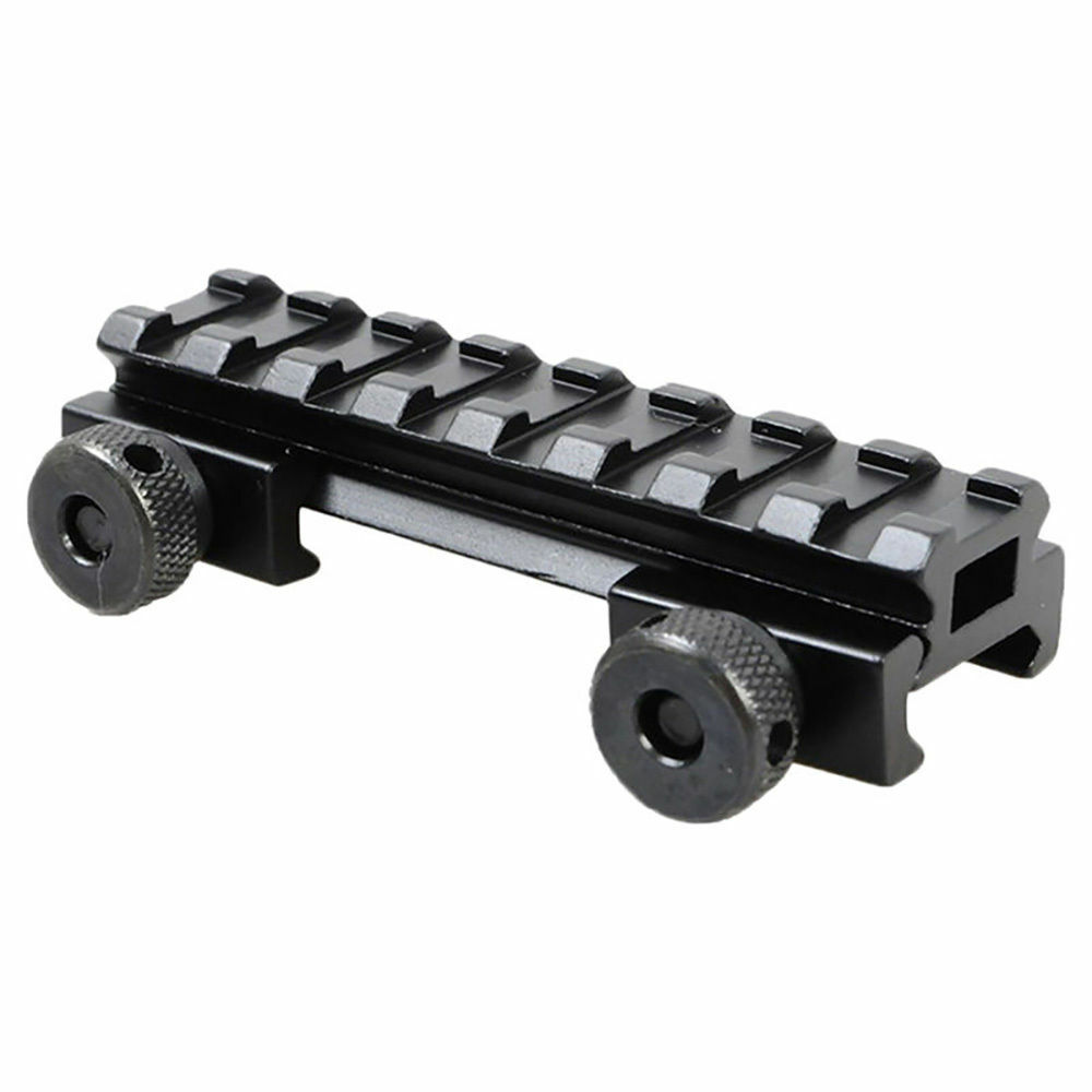 8 Slots Low Profile Scope Riser 0.5 Inch See Through Mount 20mm Picatinny Rail