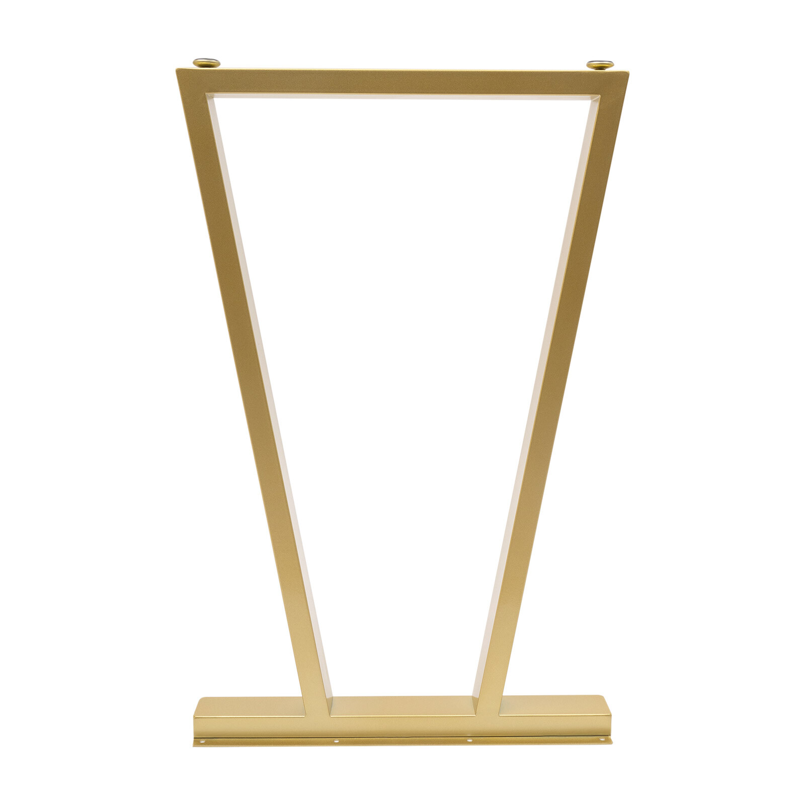 28inch Pair Trapezoid Metal Gold Table Legs Furniture Legs Office Table Legs NEW
