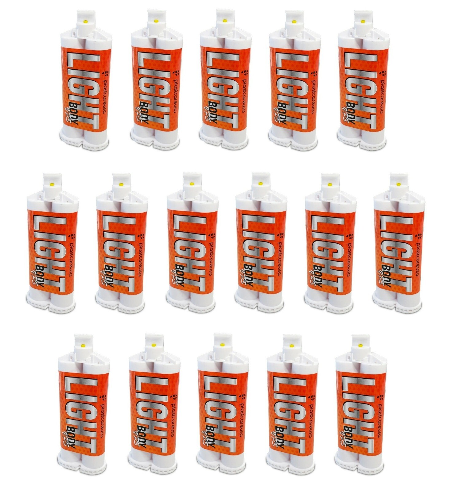 16 x Light Body Regular VPS Dental Impression Material 50mL Cartridges PVS