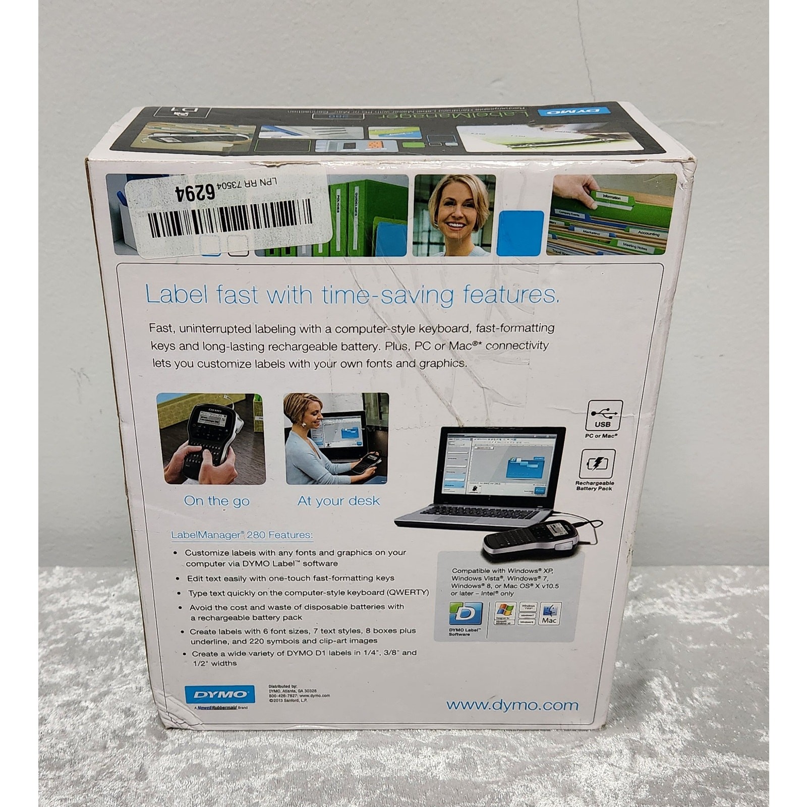 NWT DYMO Label Manager 280 Handheld Label Maker