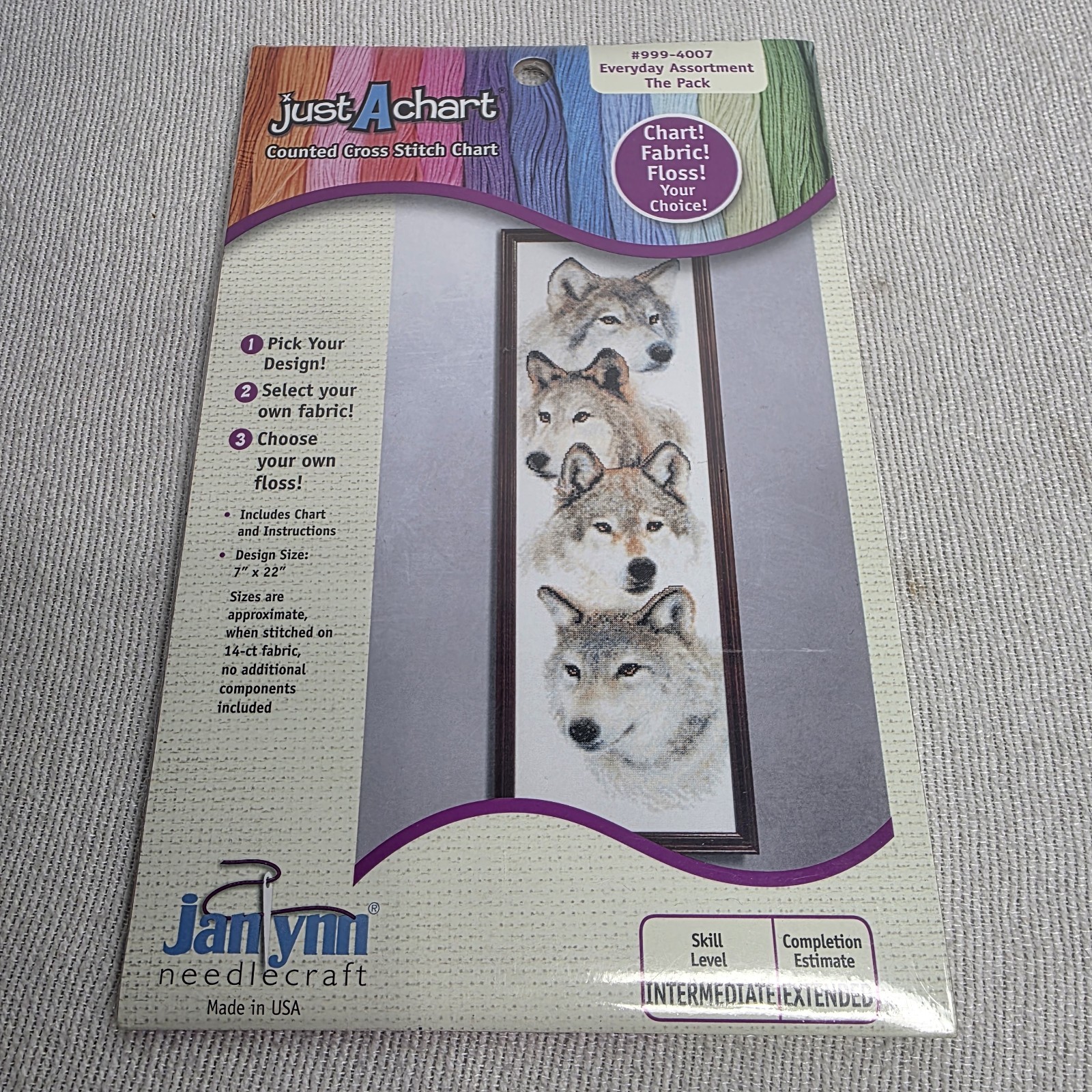 Janlynn Just A Chart The Pack #999-4007 Chart Only!!
