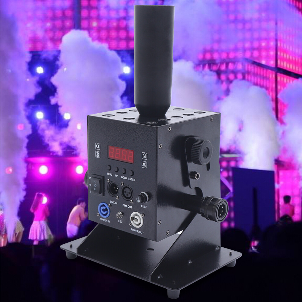 Stage Smoke Machine 26ft Fog Digital Multiple for Party Effect Black 180° Angle