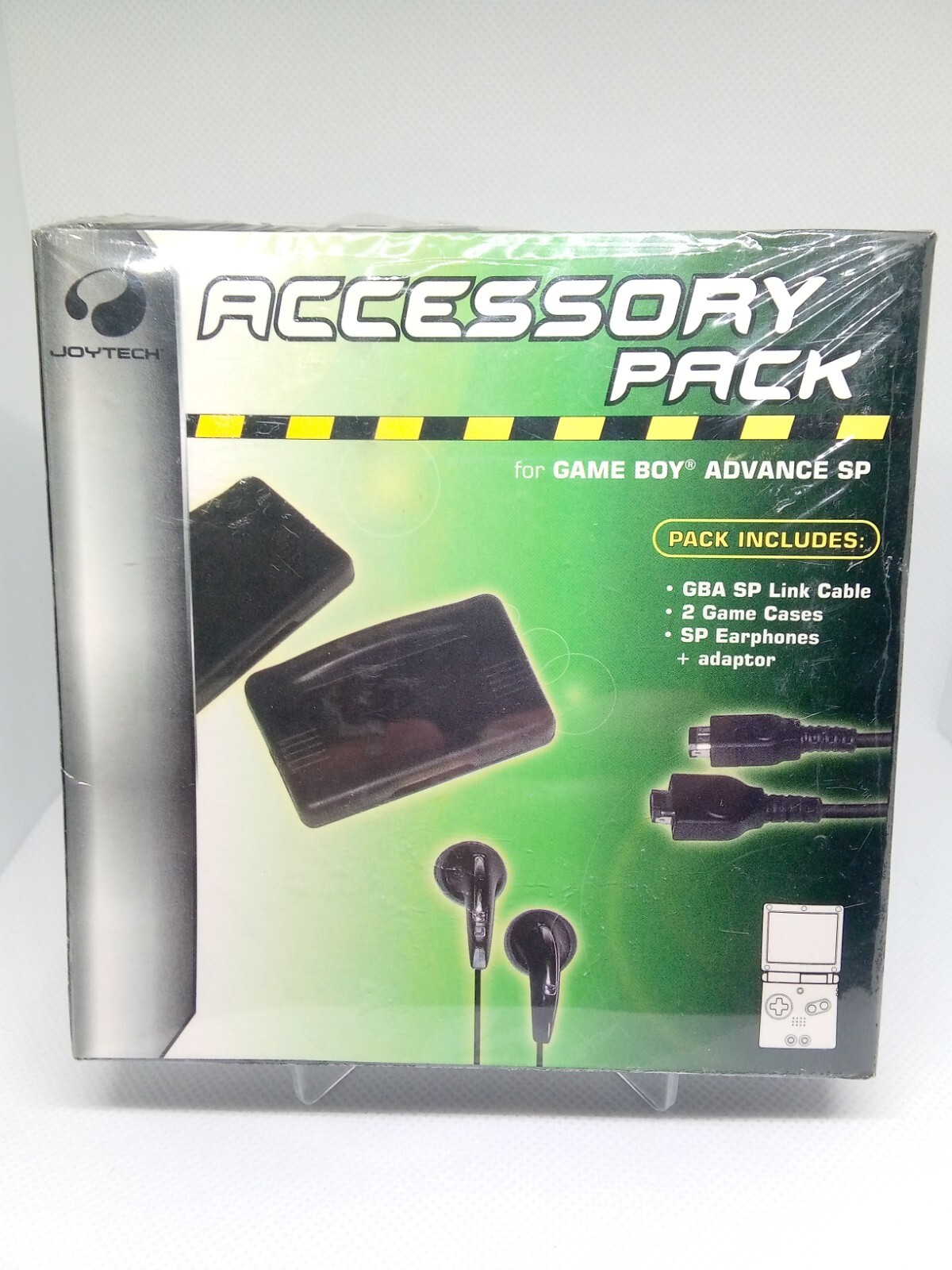 Game Boy Advance SP Accessory Pack -Link Cable, 2 game Cases, Earphones, Adapter