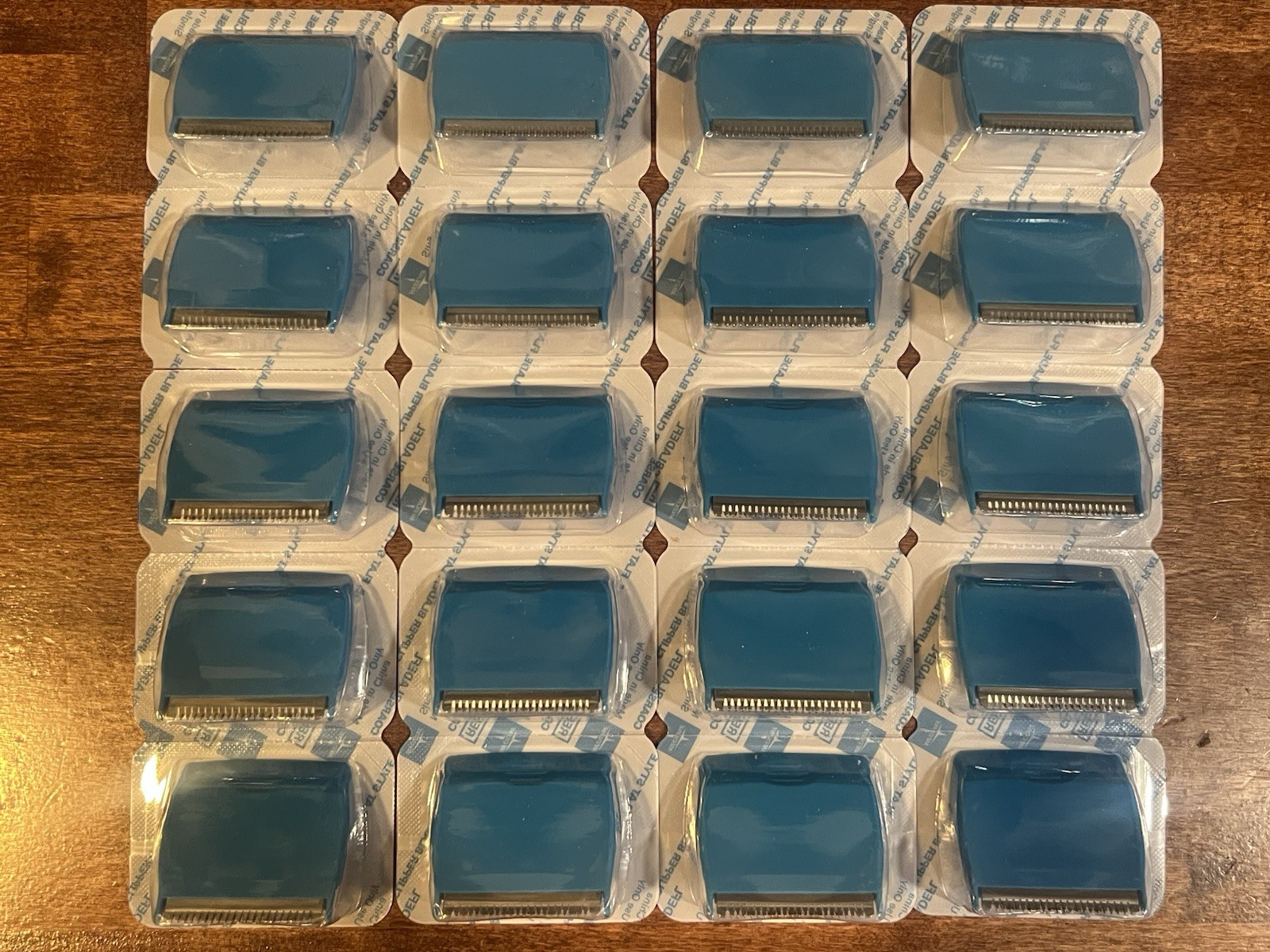 Medline Surgical Clipper Blades Ref CBLADEFL Blue Lot Of 20