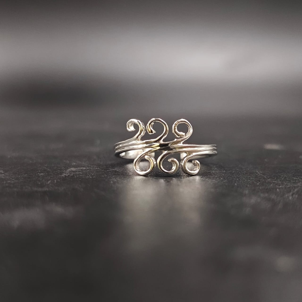 Thanksgiving Gift For Wife 925 Silver New Style Toe Ring In Solid Metal