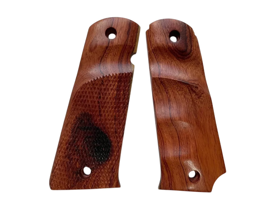 Cool Grip For Llama 1911 Full Size IXA, .45ACP .38 super Finger Groove Hardwood