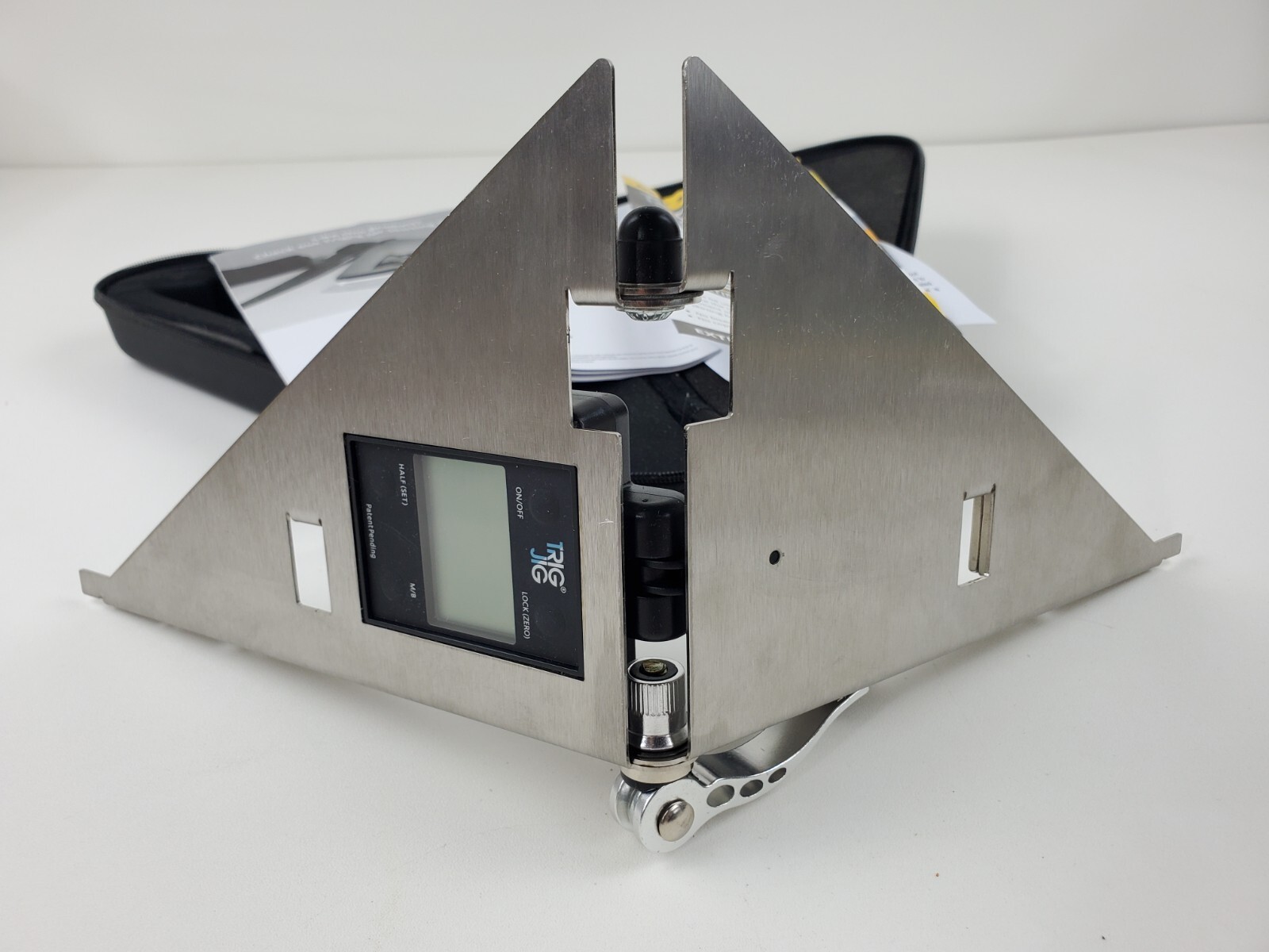 Trig Jig Adjustable Digital Coving and Skirting Mitre Tool with Case TJC-08-01