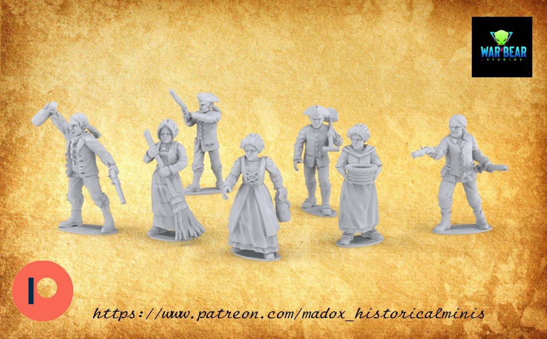 French And Indian War - Civilian Set