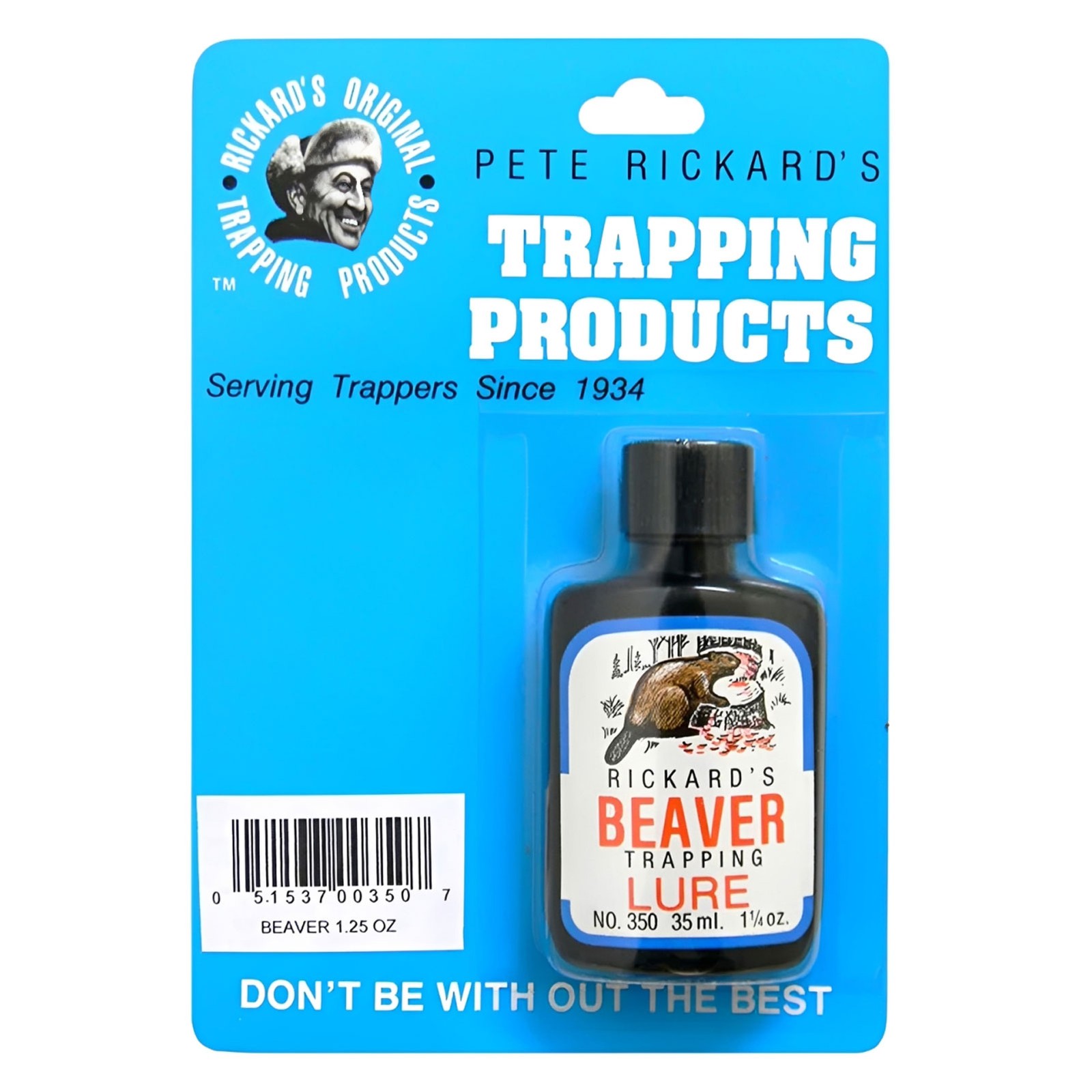 PETE RICKARD Beaver Trapping Lure, 1-1/4oz (LB350)