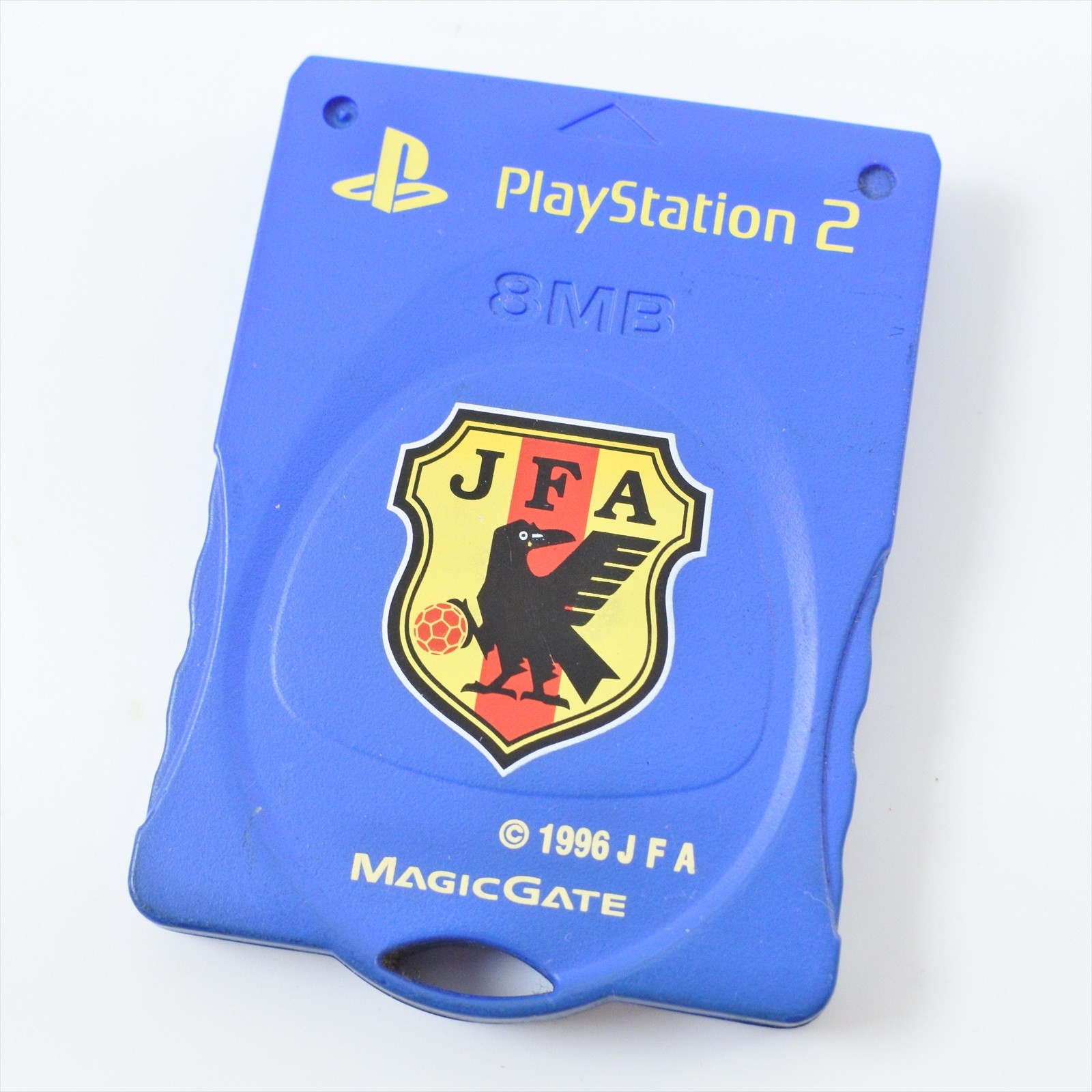 PS2 Memory Card 8MB Kotobuki JFA Japan Blue KMC20J Playstation 2 0275
