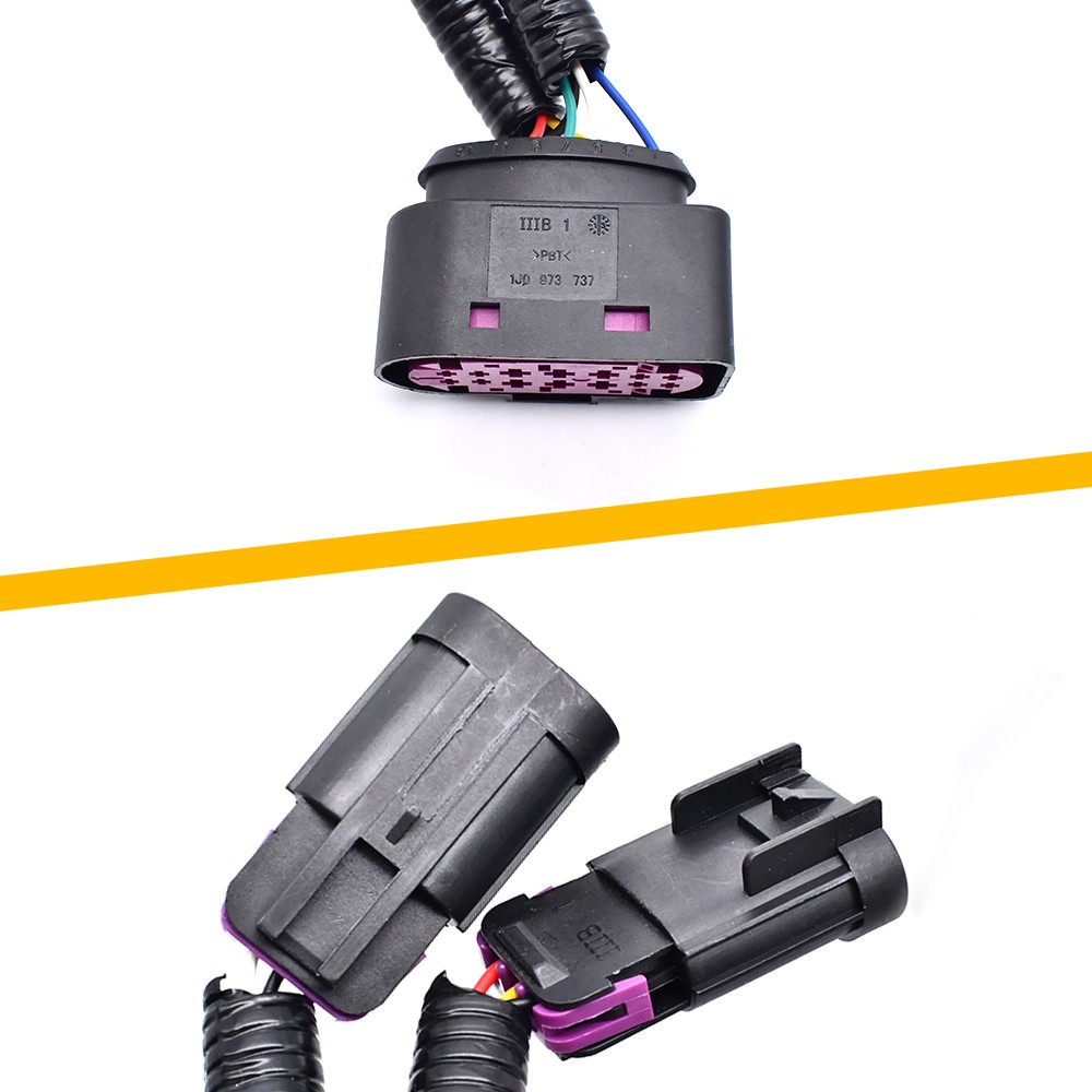 2X For 2009-18 Dodge Ram Conversion Harness Quad Housing To Projector Headlight