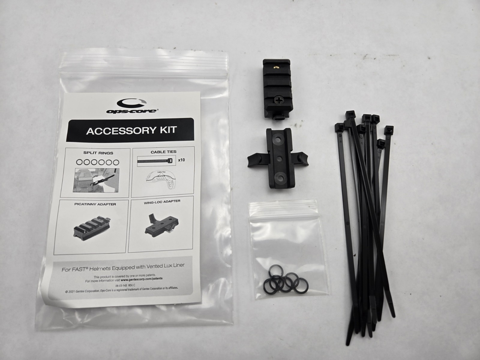 New OPS-Core Picatinny Adapter & Wing-Loc Arc Rail Adapter Black Ops Core Fast
