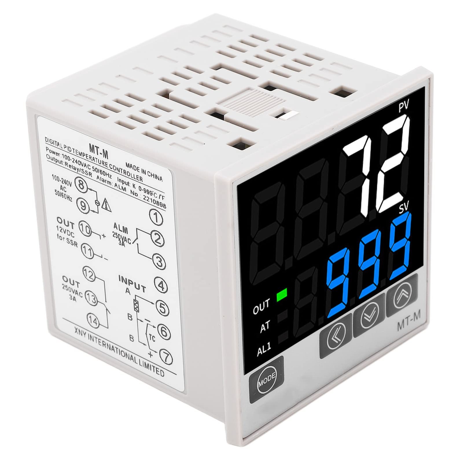 PID Temperature Controller Kit Intelligent Automatic Temperature Control,Digi...