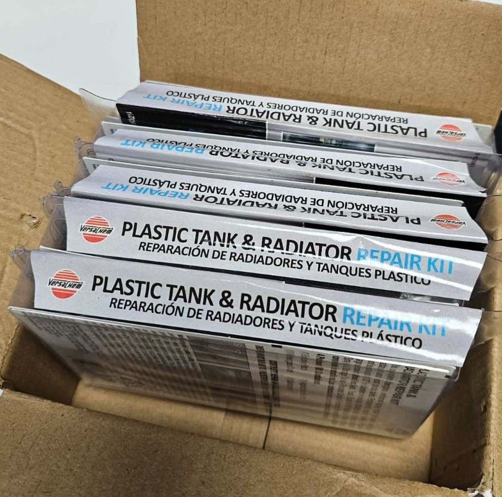 LOT OF 6 -Versachem 90214 Plastic Tank Radiator Repair Kit $13.50x6=$81.00