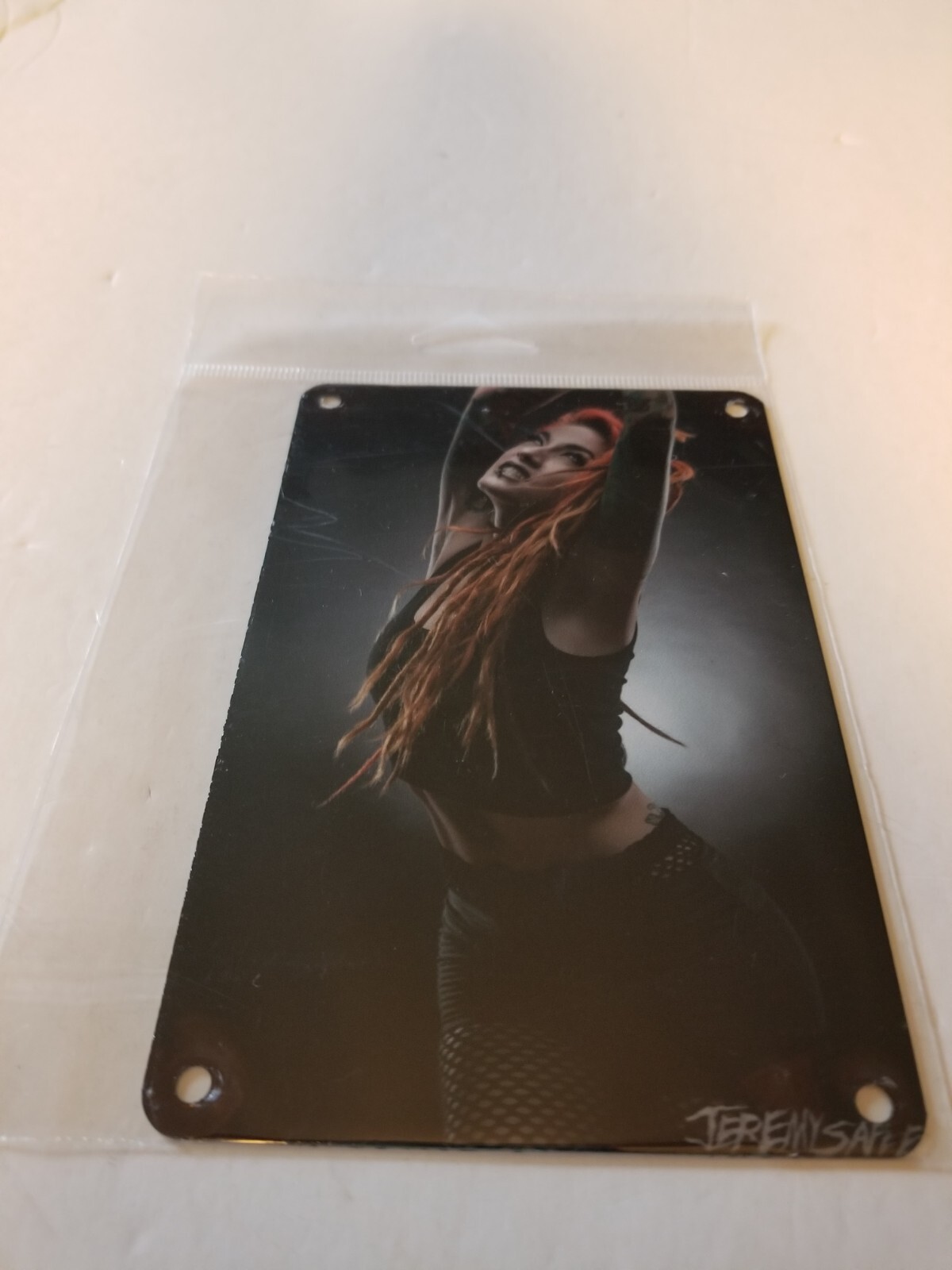 ZOBIE WOMEN OF METAL DISPLATE PRINT 6 X 4 NIP LENA SCISSORHANDS INFECTED RAIN