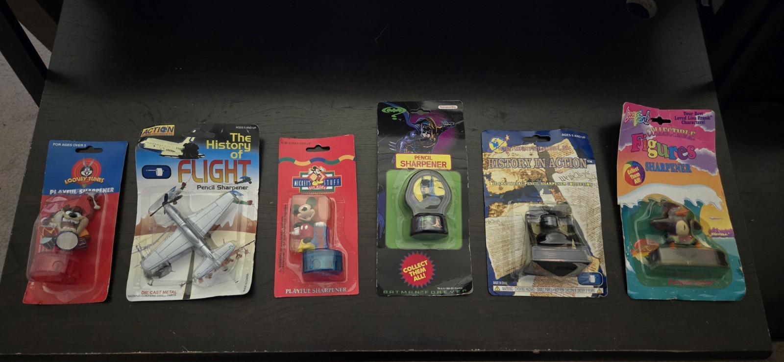 Collection of 6 Assorted Pencil Sharpeners