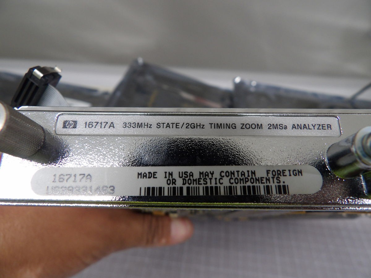 HP 16717A TIMING ZOOM 2MSA ANALYZER M5168
