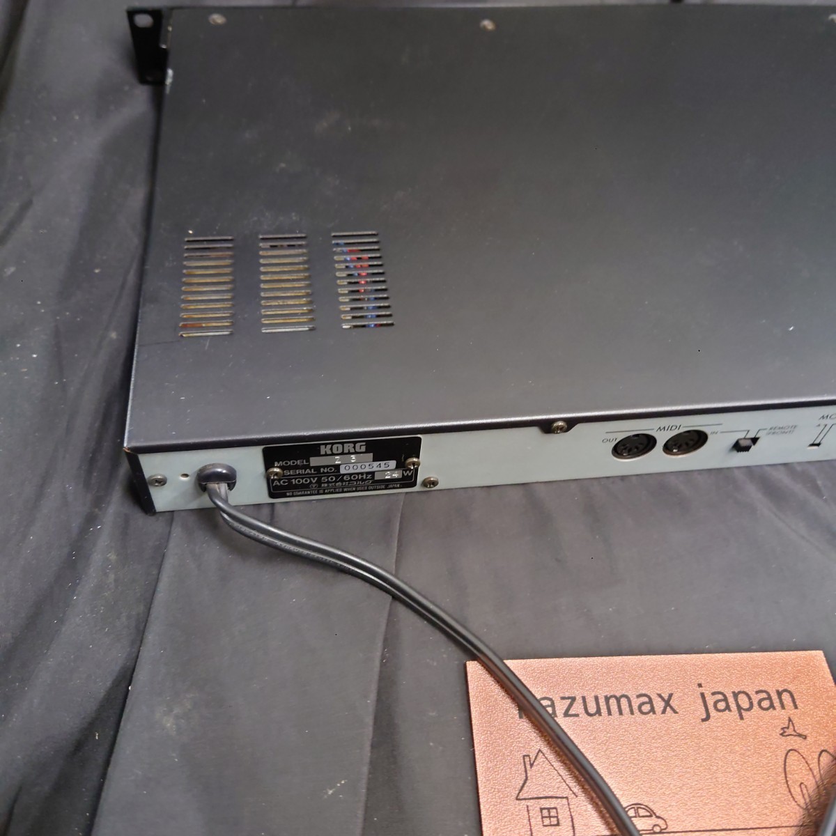 KORG Z3 Guitar Synthesizer Rack Module MIDI Guitar Synth Tested Working