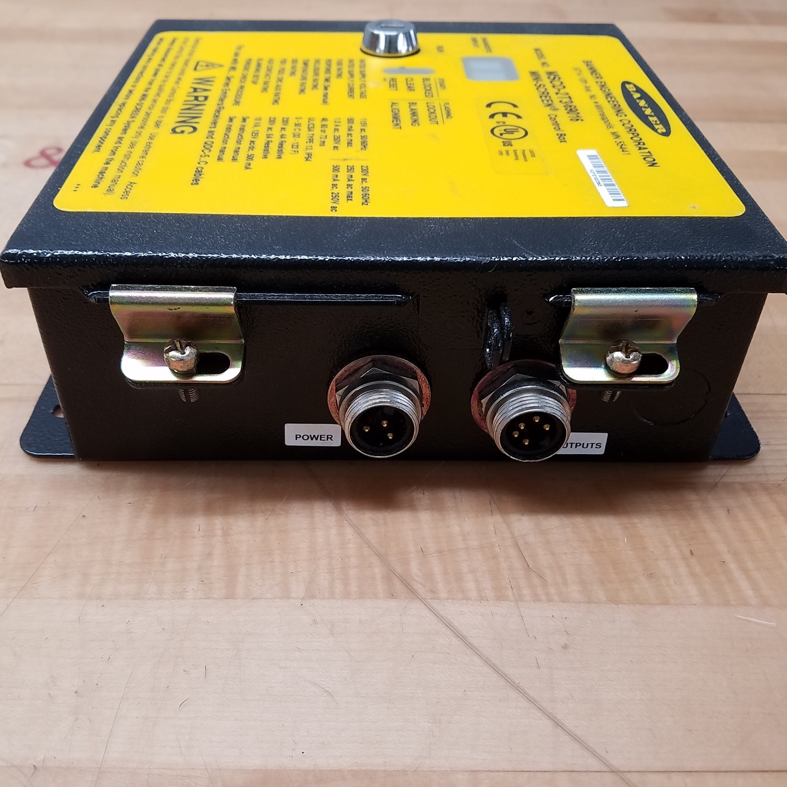 Banner MSCD-2T3-69016 Mini-Screen Control Box BX 115V - USED