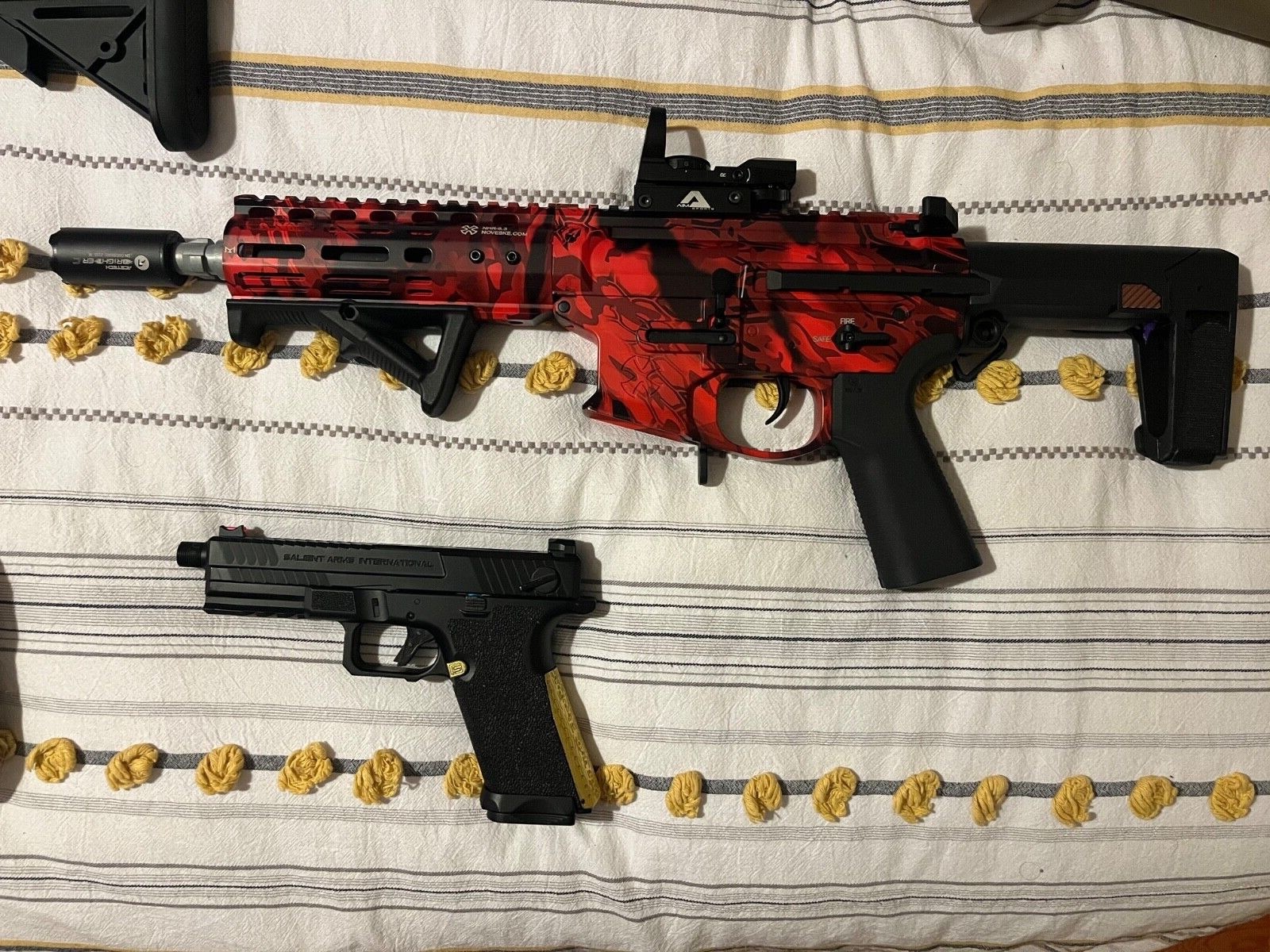 Airsoft Guns, BBs, vest, everything you need to play airsoft indoors or outdoors