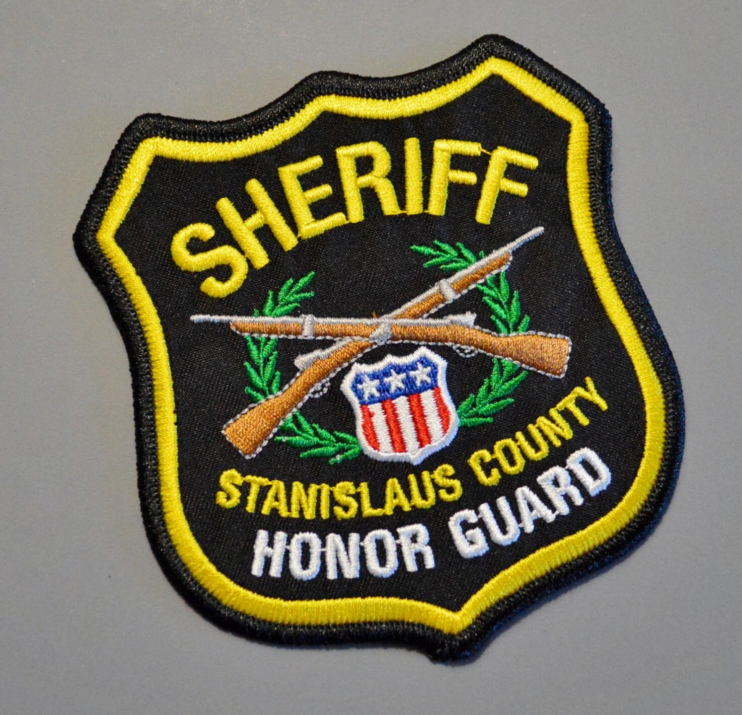 Stanislaus County California Sheriff Honor Guard Patch ++ Mint CA
