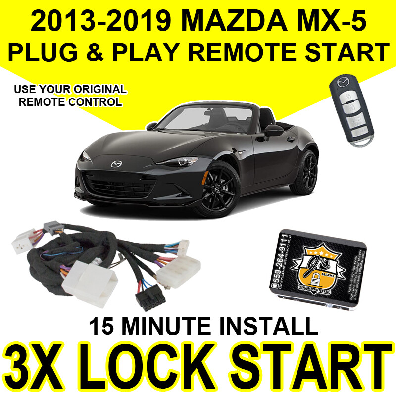 Plug & Play Remote Car Starter Auto ONLY For 2016-2019 Mazda MX-5 Miata