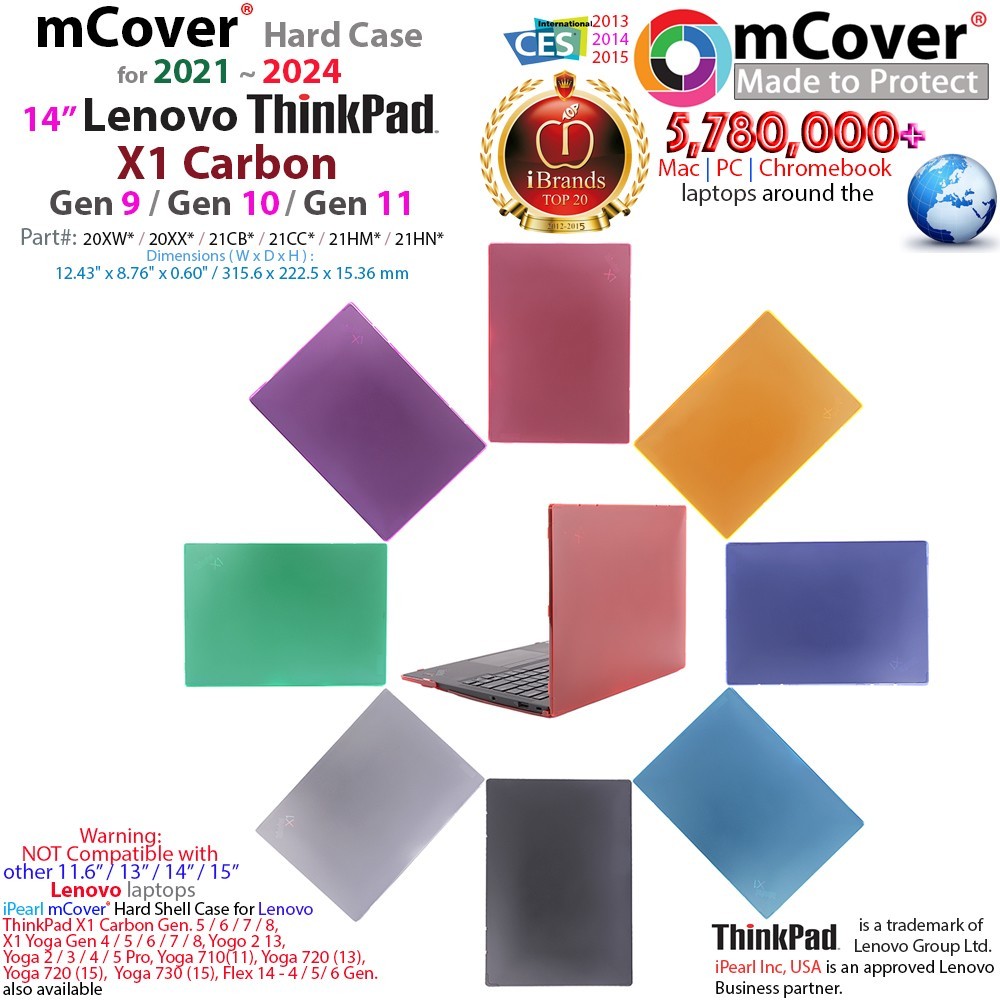 NEW mCover® Case for 14" Lenovo ThinkPad X1 Carbon Gen 9 10 11 Window Laptop