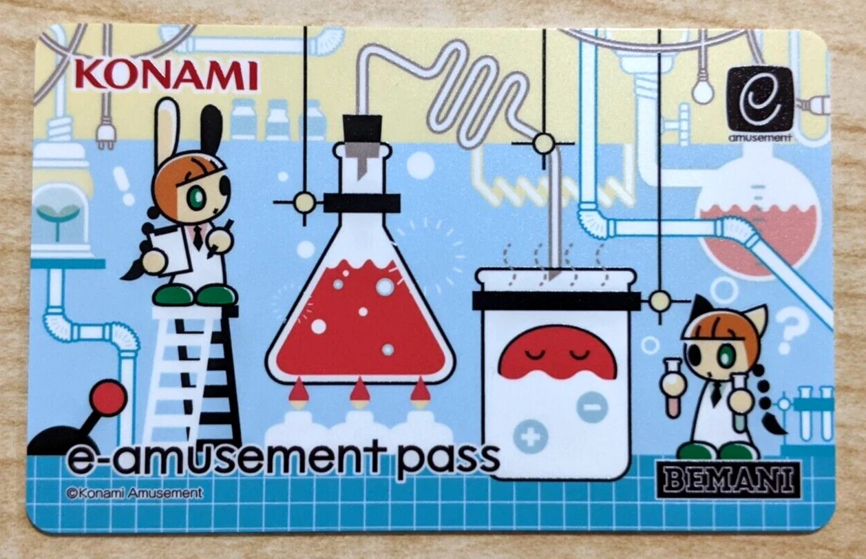 NEW Konami e-AMUSEMENT PASS Card pop'n music UniLab Amusement IC