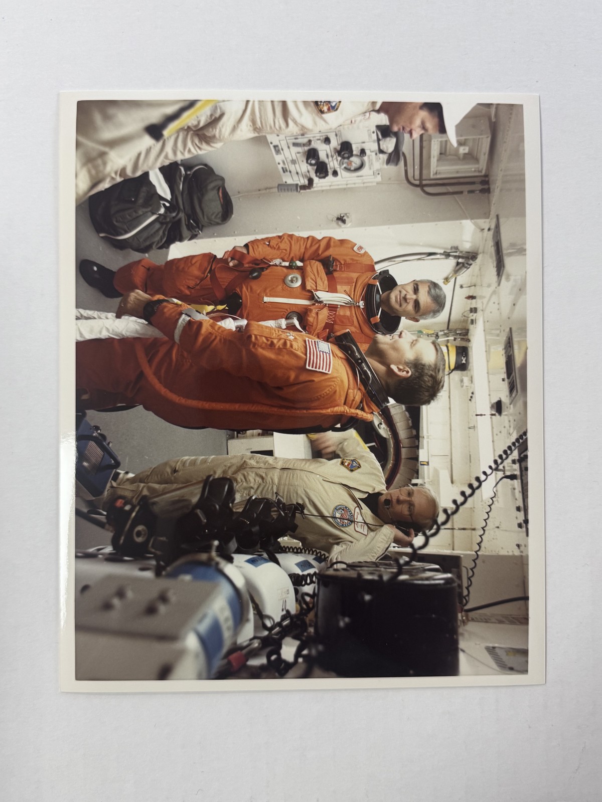 NASA STS-53 Michael Clifford and James Voss Await Liftoff Press Photo