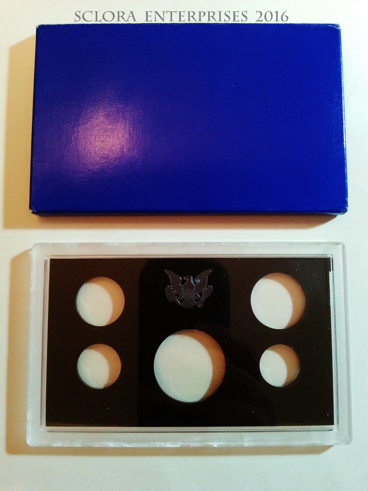 1971 Proof Set Box & Lens ONLY *NO COINS*