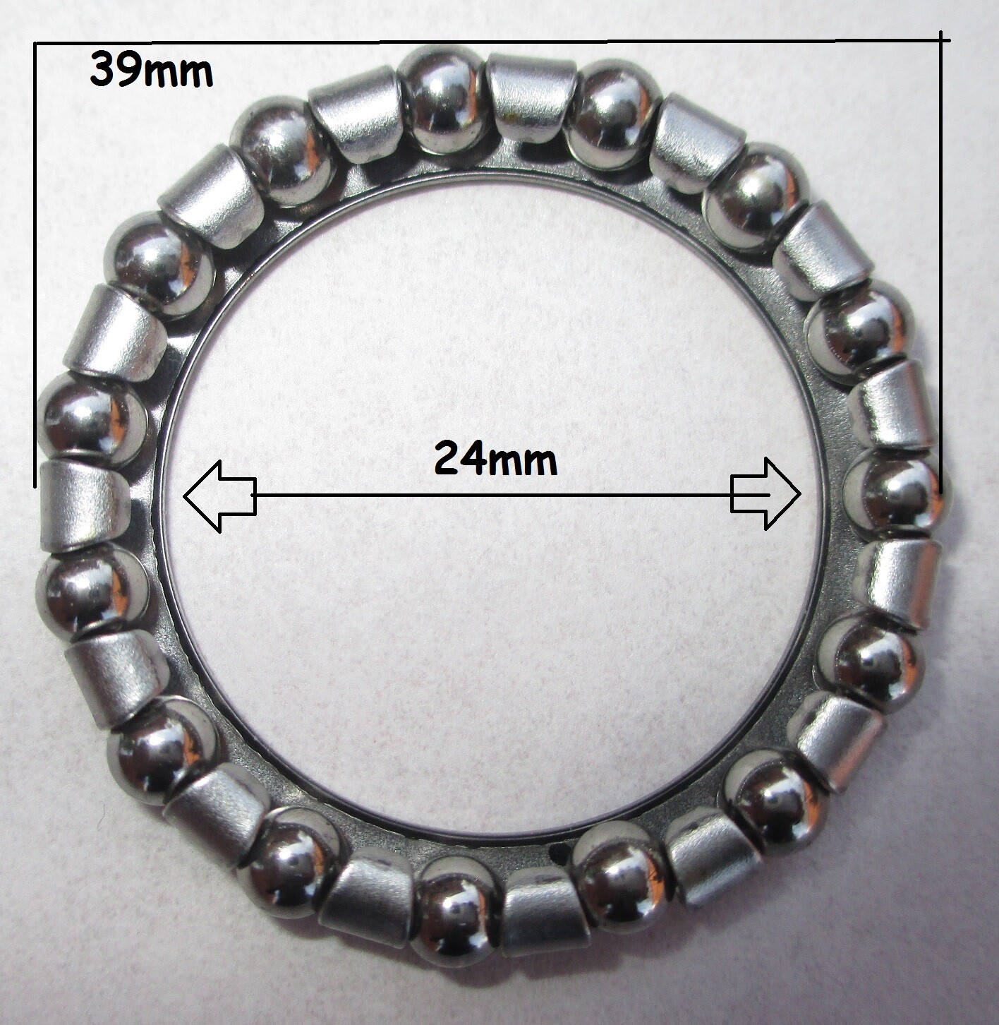 Schwinn Headset Bearing 3/16" X 15 Ball Tange Flat Bearing Retainer by Sunlite