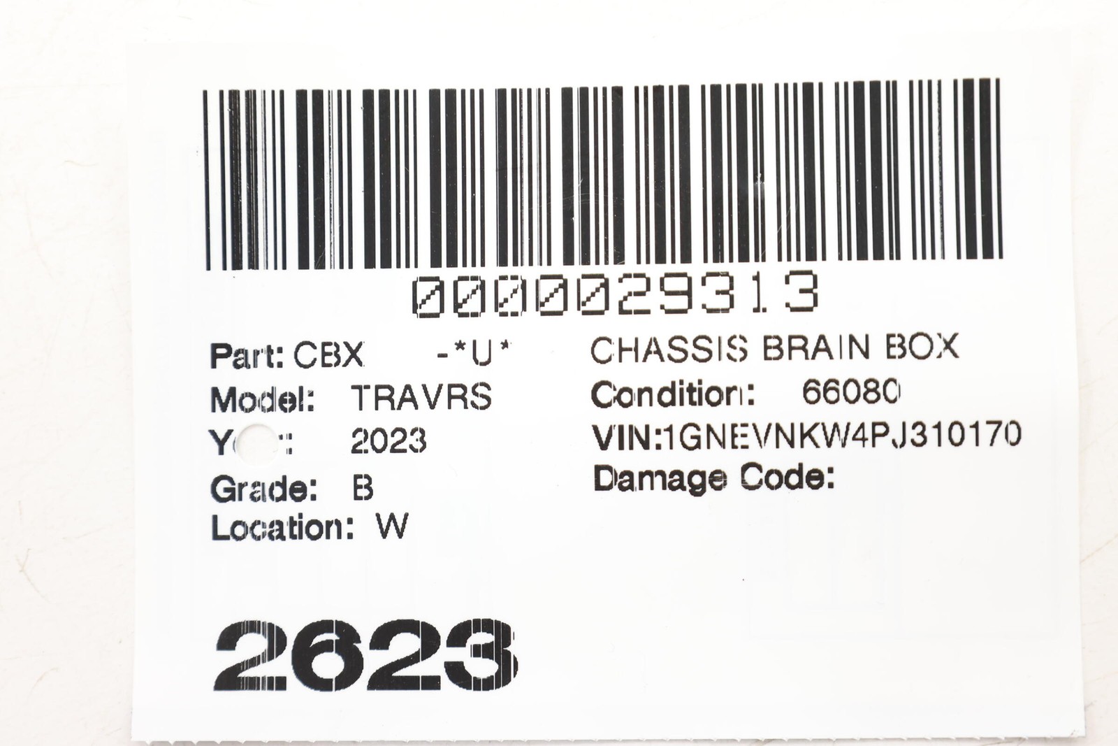 2019-2023 CHEVROLET TRAVERSE AUTOMATIC TRANSMISSION CONTROL MODULE OEM 24046469