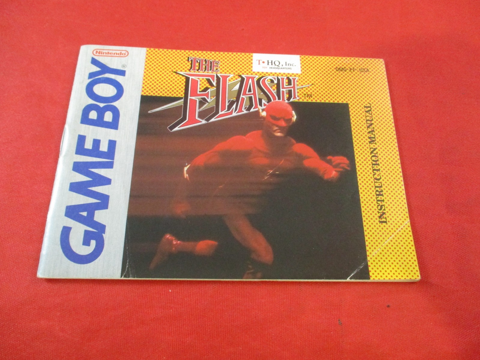 The Flash Nintendo Game Boy Instruction Manual Booklet ONLY #S