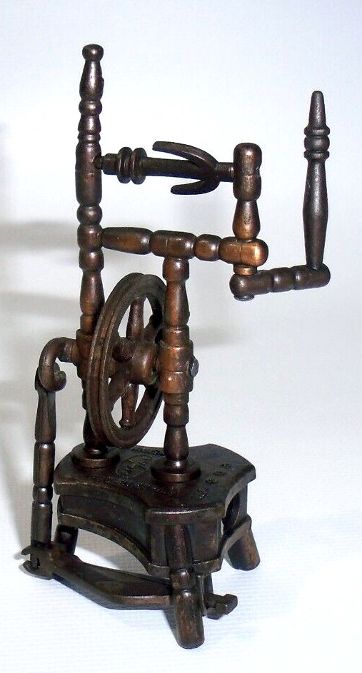 Vintage Playme Spain Diecast Pencil Sharpener Mini Spinning Wheel