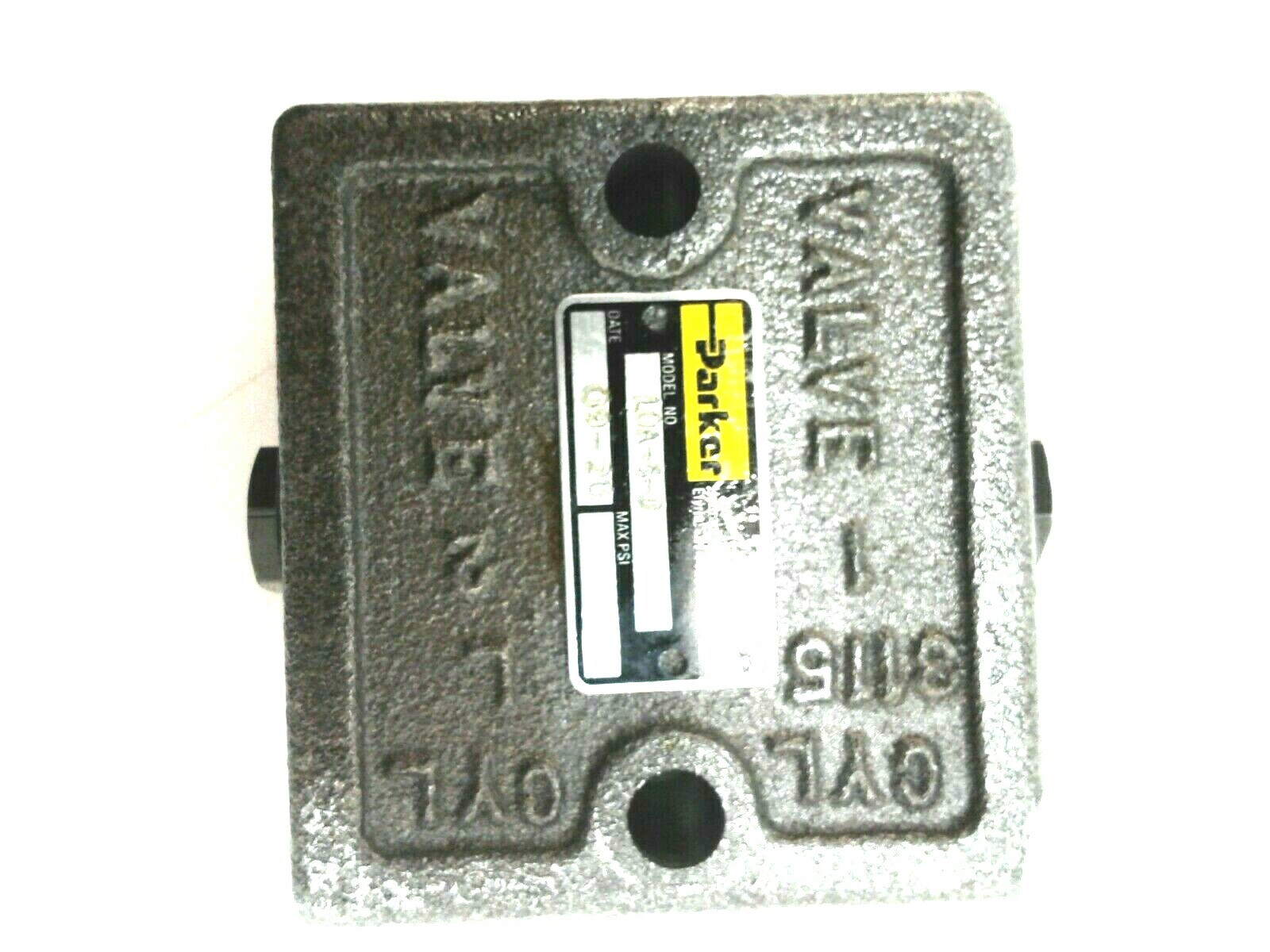 Parker Hydraulics A2735408 Lock Valve L0A-6-D