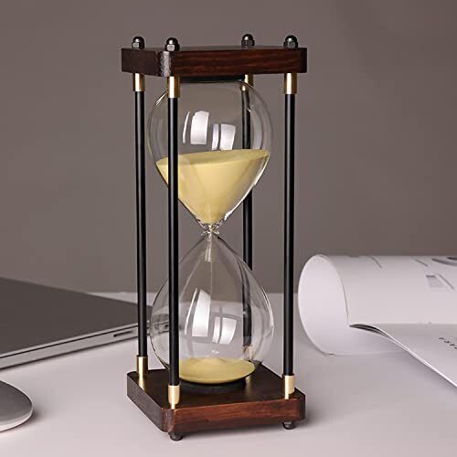 Premium Large Hourglass Sand Timer 60 Minutes Sandglass Timer Sandglass Clock