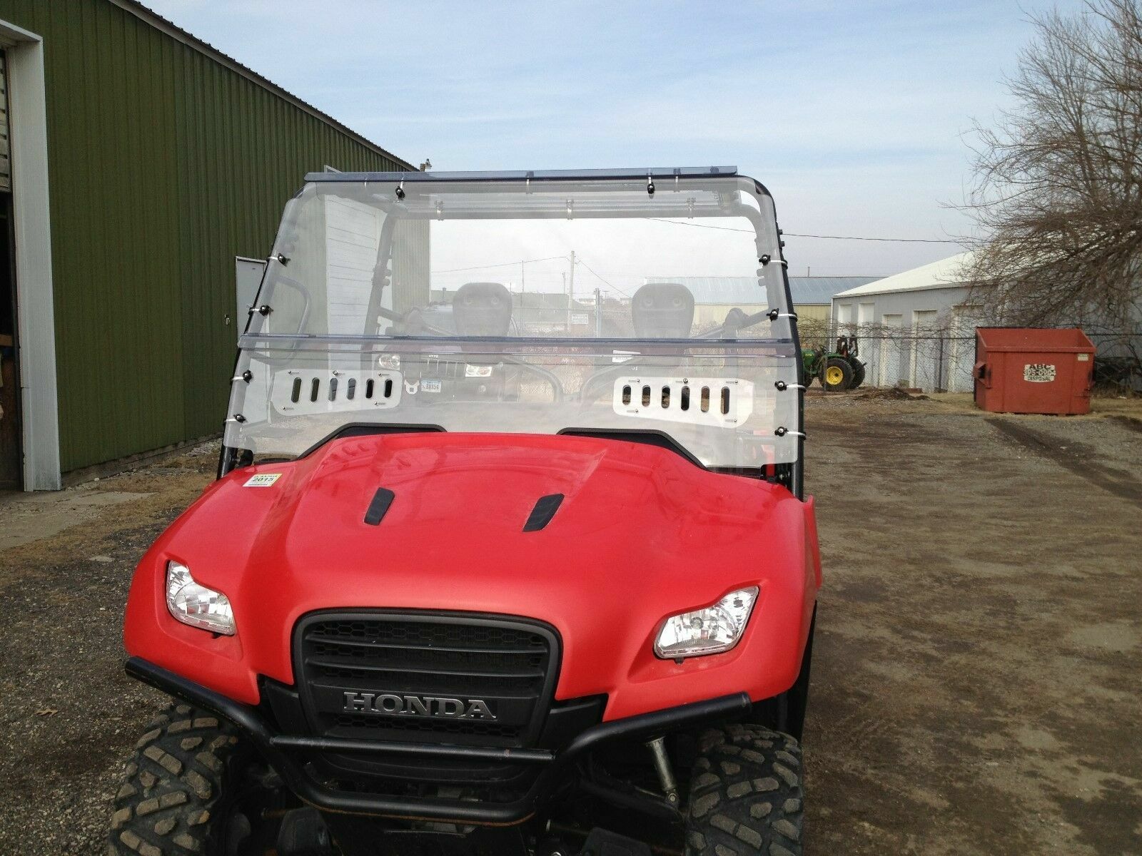 HONDA BIG RED 4X4 MUV700 2009-2013  VENTED WINDSHIELD