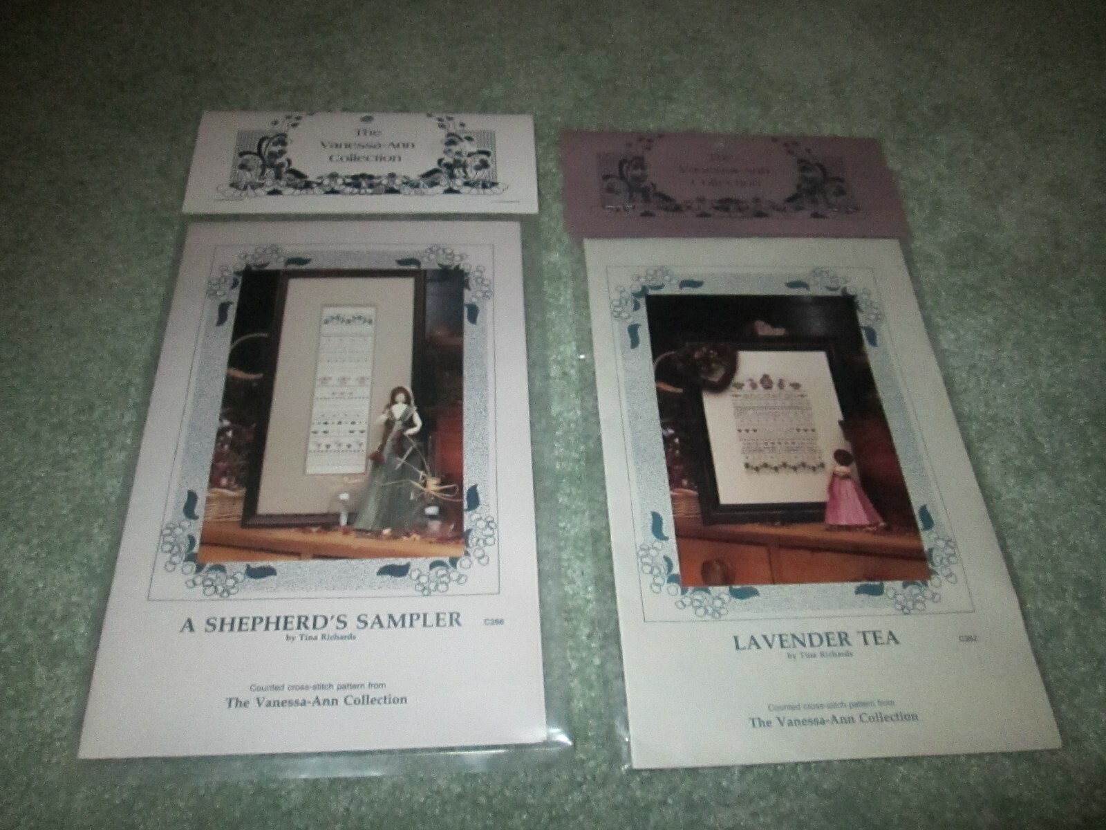 NEW VANESSA ANN CROSS STITCH CHART PACK YOU CHOOSE: SAMPLER