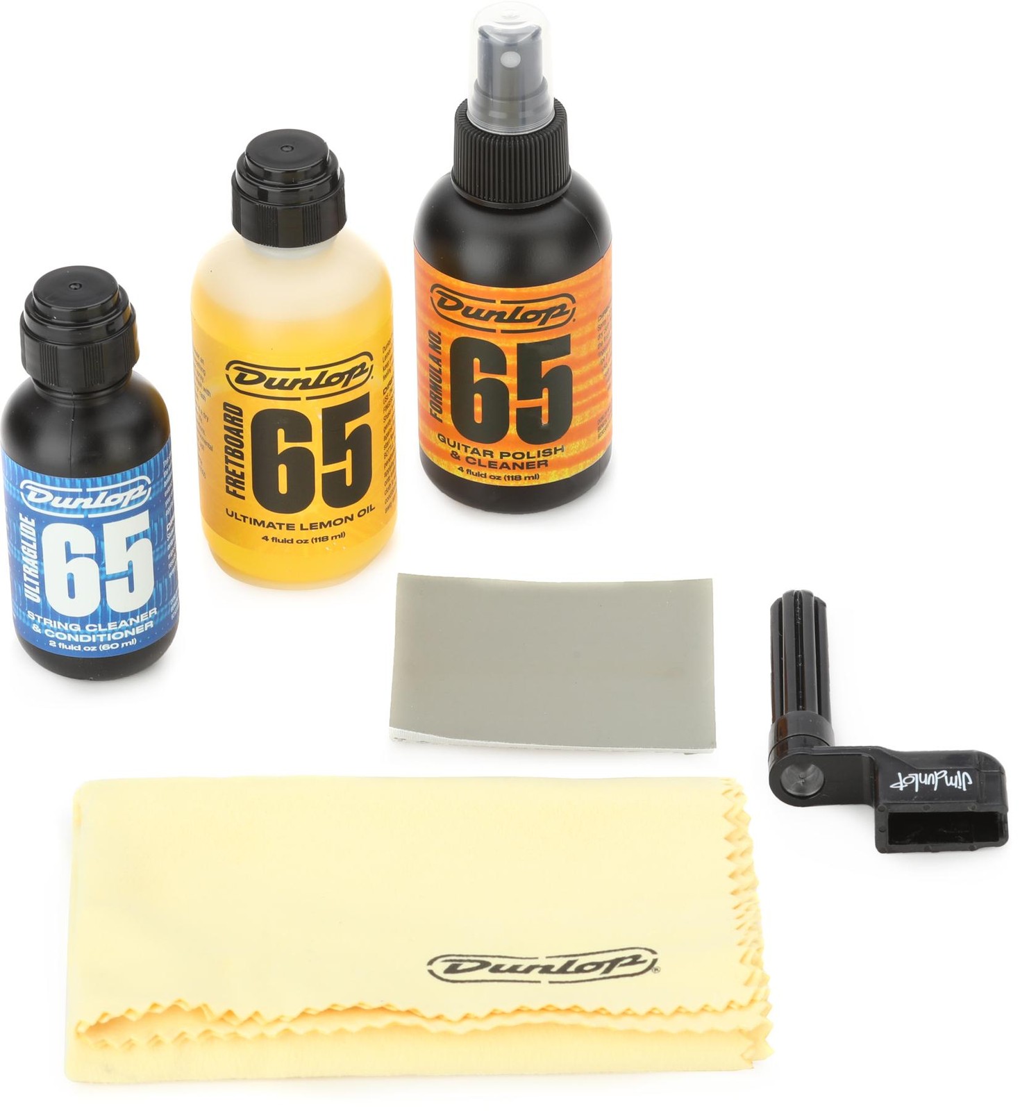 Dunlop System 65 Guitar Tech Care Kit (5-pack) Bundle