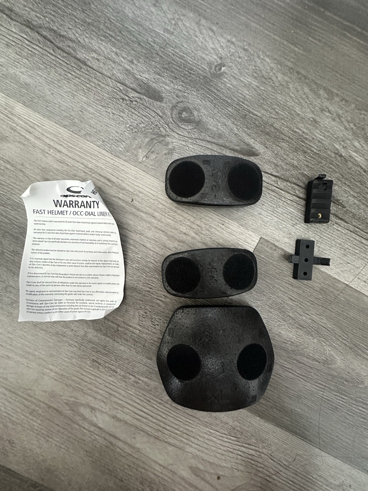 Original Ops-Core FAST Helmet Replacement EPP Pad Kit L/XL 3/4” Thick w/Attach