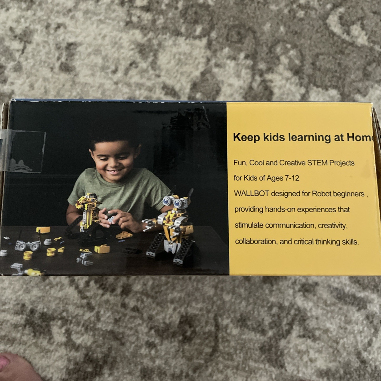 Wallbot Remote Controlled Robot Building Kit, Hot STEM App Controlled and Mindst