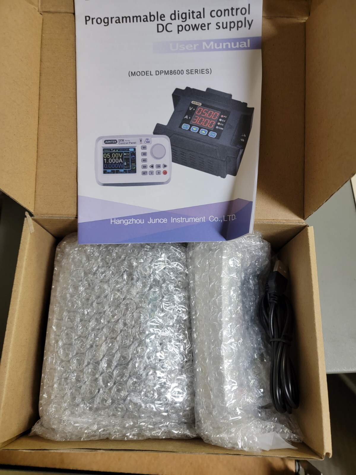JUNTEK DPM8600 Constant Voltage Current DC-DC Step-down Power Supply w RF Remote