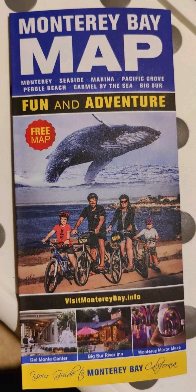 MONTEREY BAY, CALIFORNIA Visitor Guide, MAP