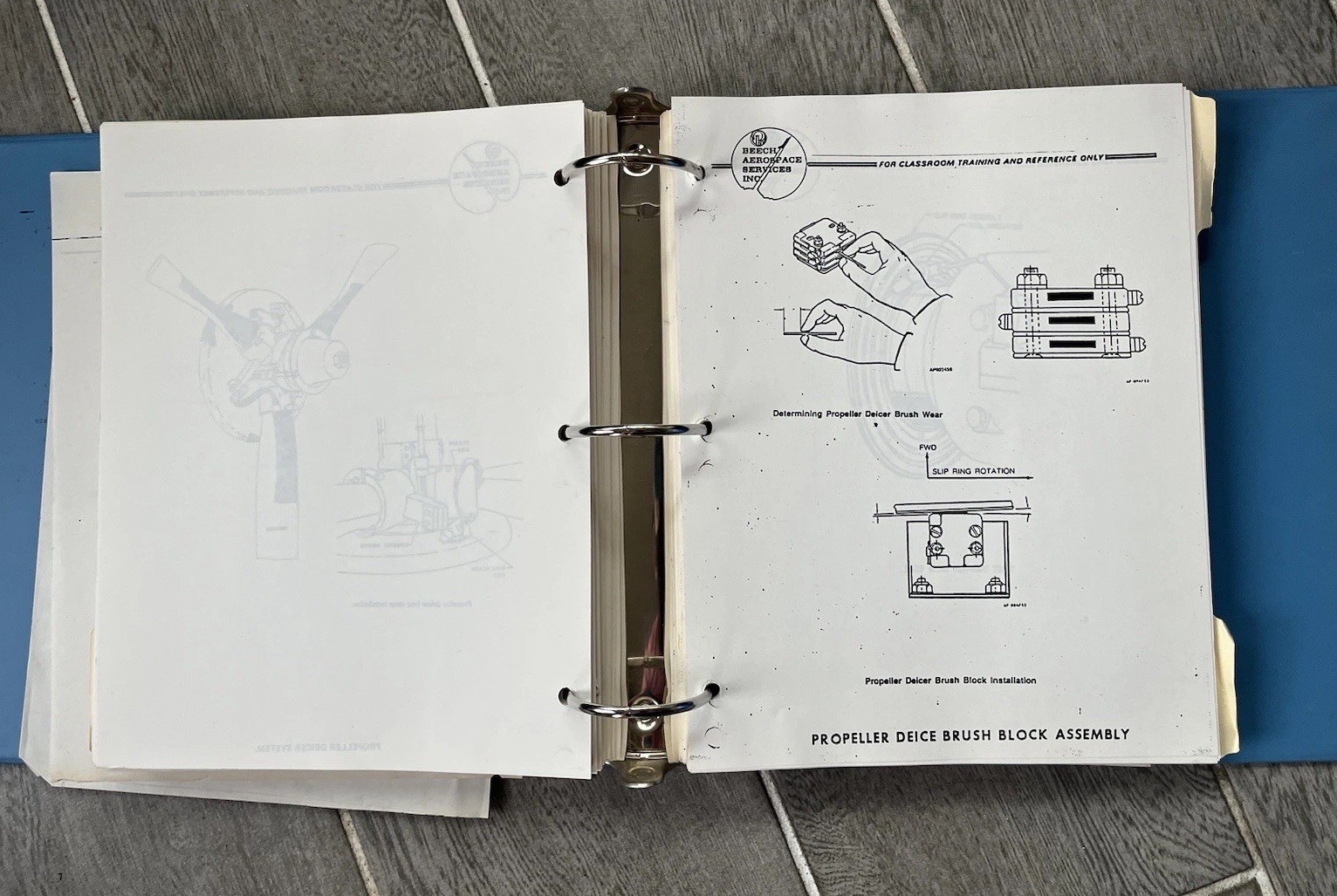 Beachcraft U-8 Aircraft Training Manual for Classroom Training Reference Only Og