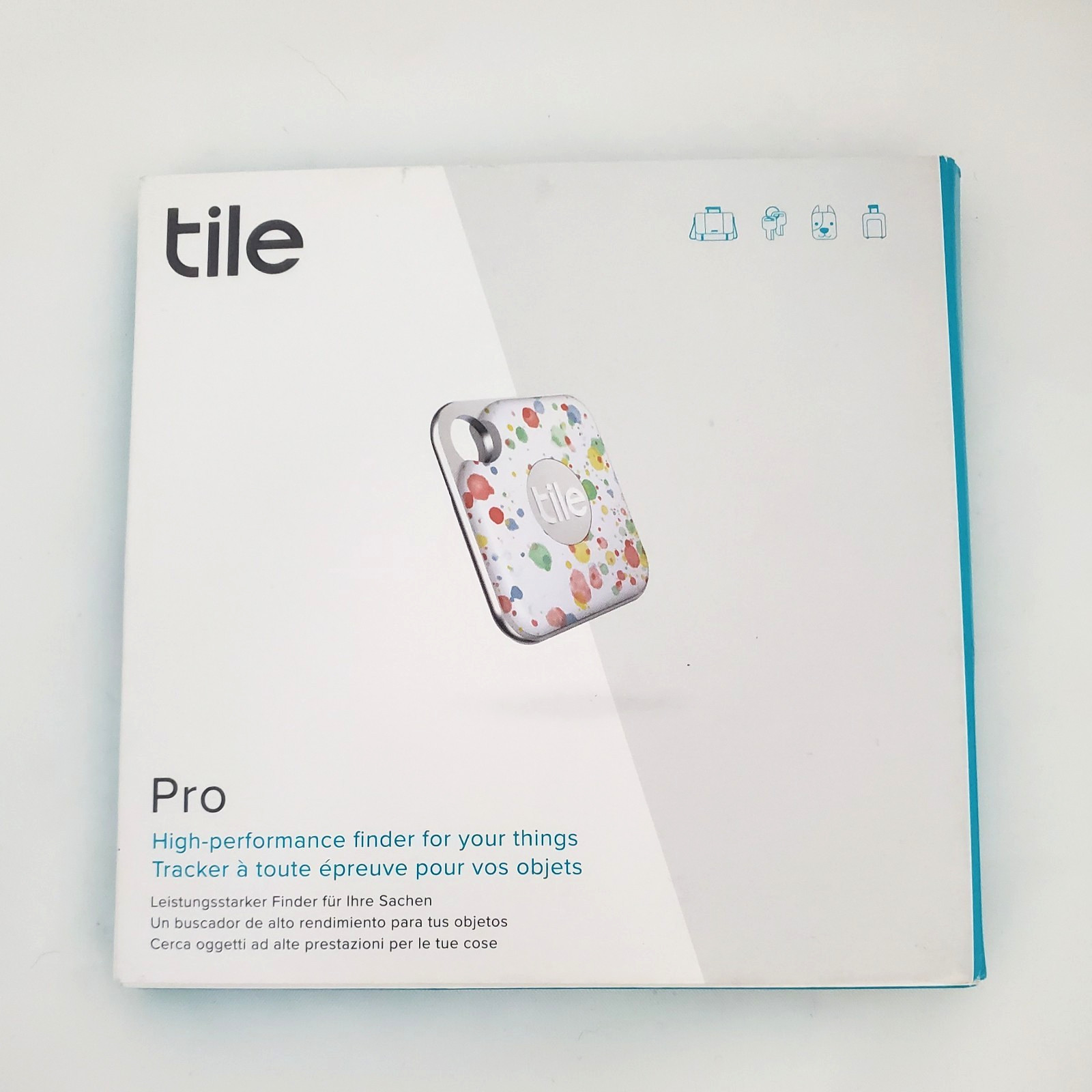 Tile Pro GPS Tracking Device Finder Tracker Watercolor 1 Pack NEW