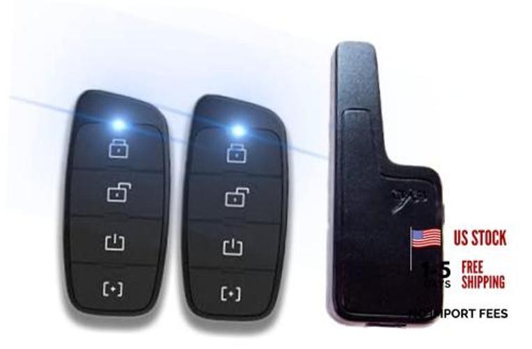 (2) 4-Button 2-Way Remotes with Antenna Upgrade Kit for Fortin EVO-All & EVO