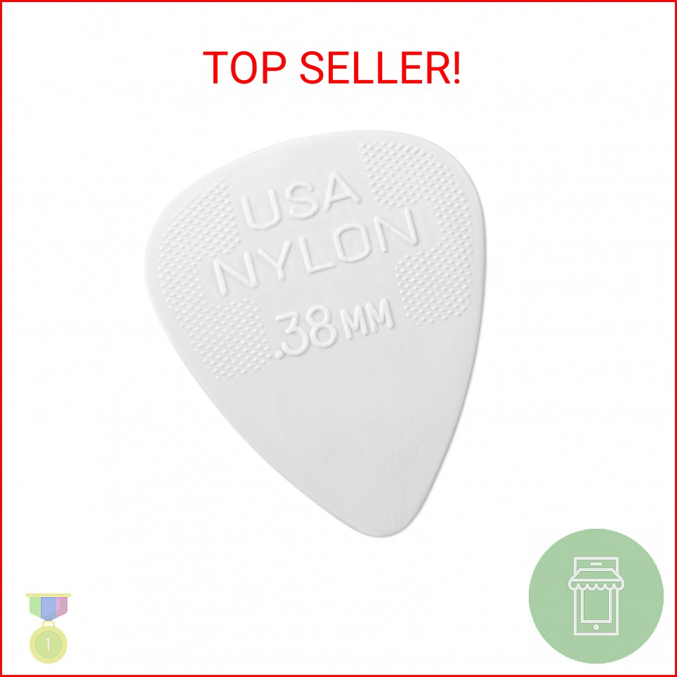 Jim Dunlop Nylon Standard Pick .38MM - 12 Pack