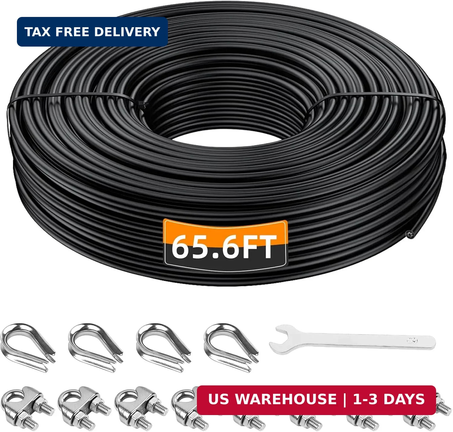 Gym Cable Pulley Cable Replacement for Pulley Machine Heavy Duty Steel Wire