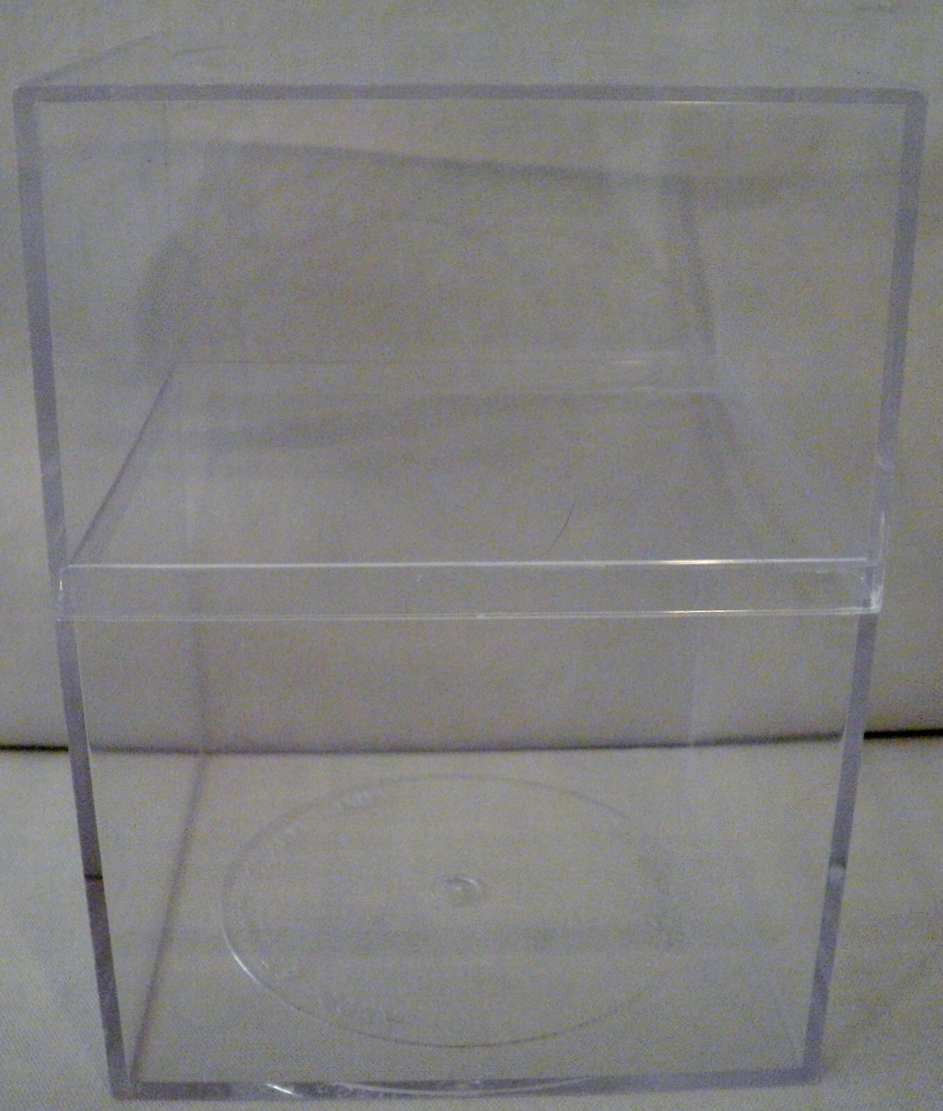 AMAC Plastic Products 4” x 4” x 5-1/2” High Clear Display Storage Box Case