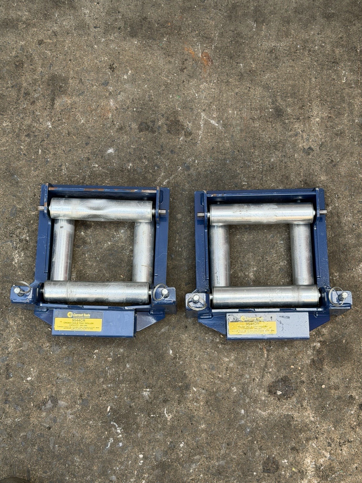 Current Tools 9544CR Cross Cable Tray Roller Set Of 2